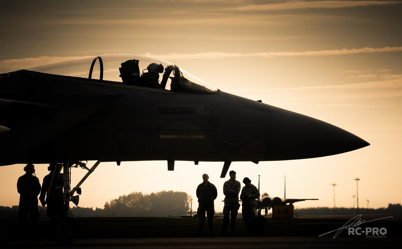 Illustration for article titled This Photo Tour Of The USAF's "Grim Reapers" F-15 Squadron Will Give You Shivers